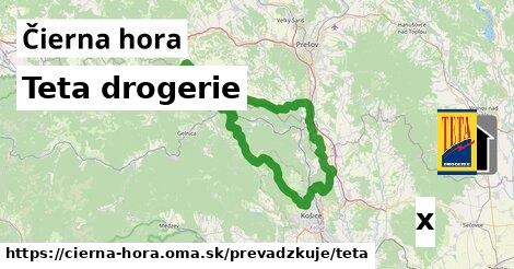 Teta drogerie, Čierna hora