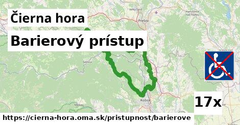 Barierový prístup, Čierna hora