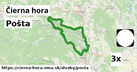 Pošta, Čierna hora