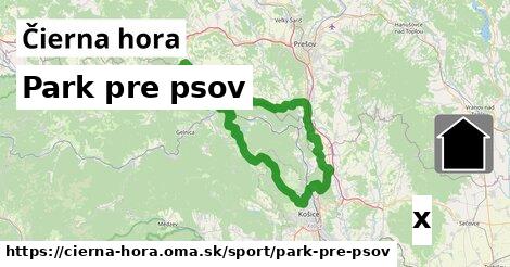 Park pre psov, Čierna hora