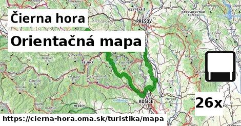 Orientačná mapa, Čierna hora