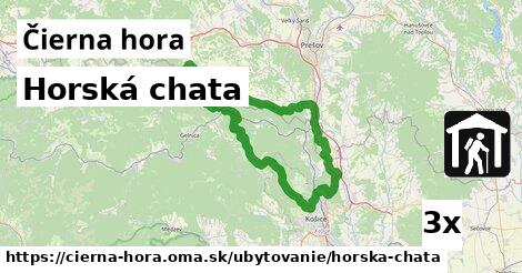 Horská chata, Čierna hora