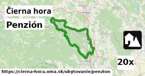 Penzión, Čierna hora