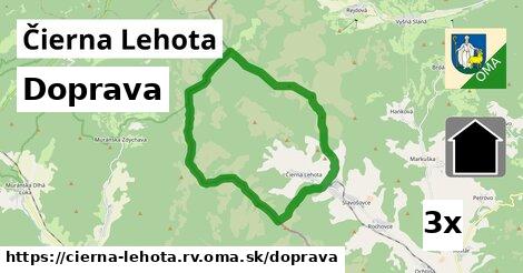 doprava v Čierna Lehota, okres RV