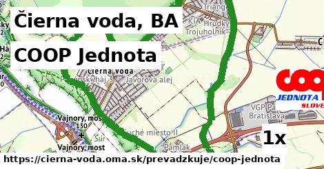 COOP Jednota, Čierna voda, BA