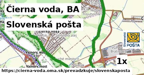 Slovenská pošta, Čierna voda, BA