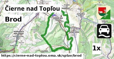 Brod, Čierne nad Topľou