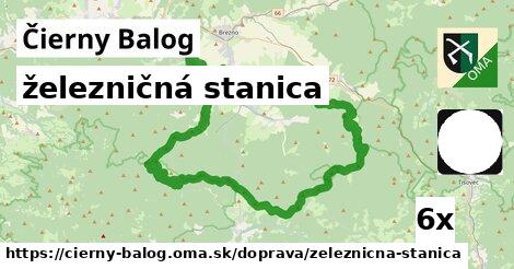 železničná stanica, Čierny Balog