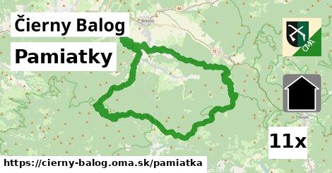 pamiatky v Čierny Balog