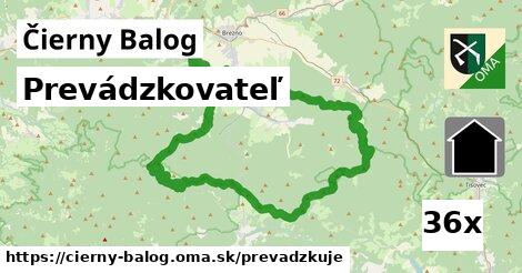 prevádzkovateľ v Čierny Balog