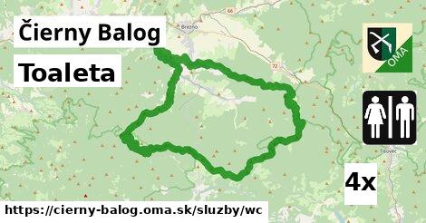 Toaleta, Čierny Balog