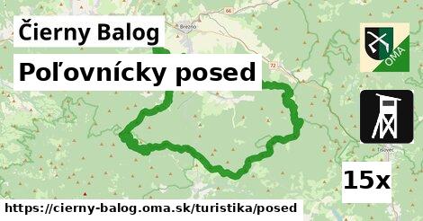 Poľovnícky posed, Čierny Balog