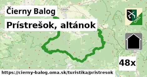 Prístrešok, altánok, Čierny Balog