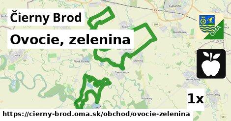 Ovocie, zelenina, Čierny Brod