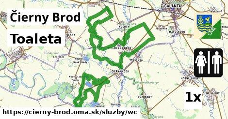 Toaleta, Čierny Brod