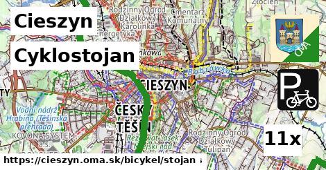 cyklostojan v Cieszyn