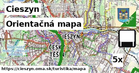 Orientačná mapa, Cieszyn