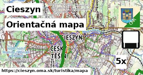 Orientačná mapa, Cieszyn