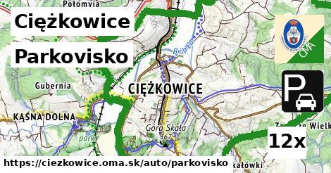 parkovisko v Ciężkowice