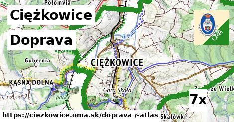 doprava v Ciężkowice