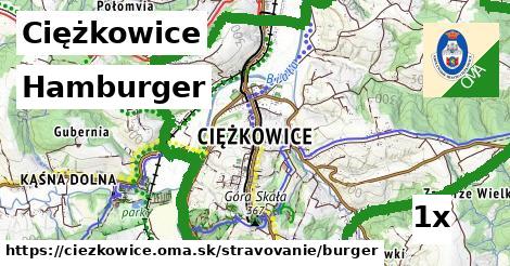 hamburger v Ciężkowice