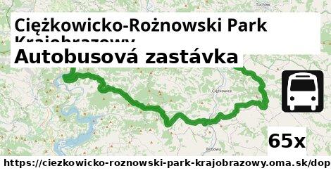 Autobusová zastávka, Ciężkowicko-Rożnowski Park Krajobrazowy