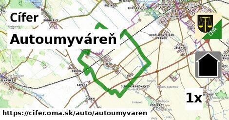 Autoumyváreň, Cífer