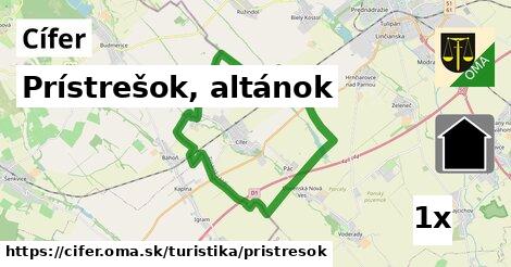 Prístrešok, altánok, Cífer