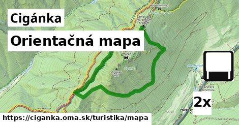 Orientačná mapa, Cigánka