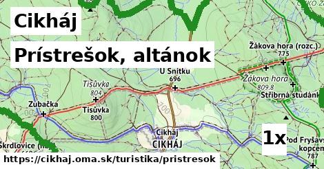 Prístrešok, altánok, Cikháj