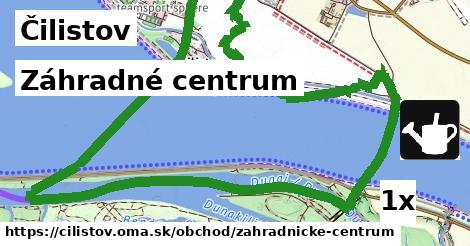 záhradné centrum v Čilistov