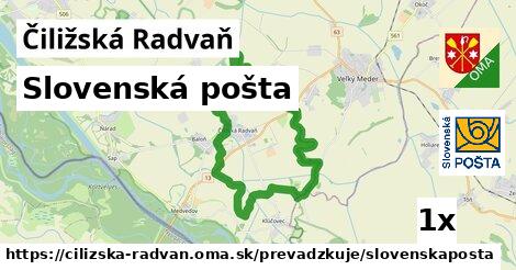 Slovenská pošta, Čiližská Radvaň