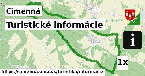 Turistické informácie, Cimenná