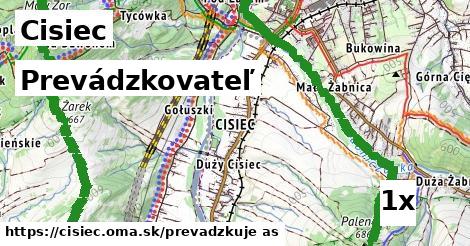 prevádzkovateľ v Cisiec