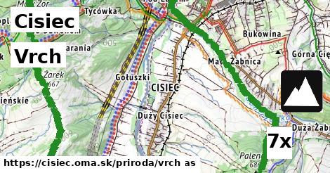 vrch v Cisiec