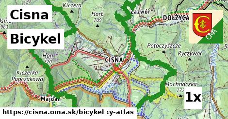 bicykel v Cisna