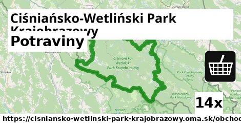 Potraviny, Ciśniańsko-Wetliński Park Krajobrazowy