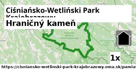 Hraničný kameň, Ciśniańsko-Wetliński Park Krajobrazowy