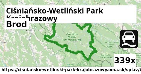 Brod, Ciśniańsko-Wetliński Park Krajobrazowy