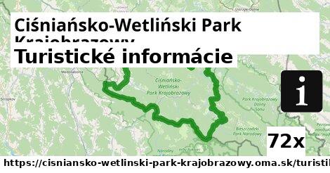 Turistické informácie, Ciśniańsko-Wetliński Park Krajobrazowy