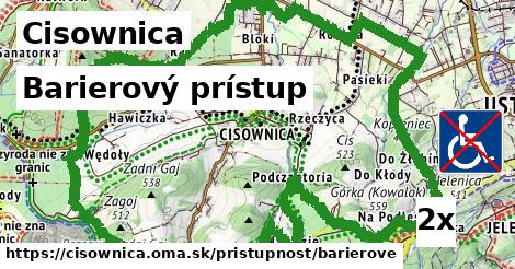 Barierový prístup, Cisownica