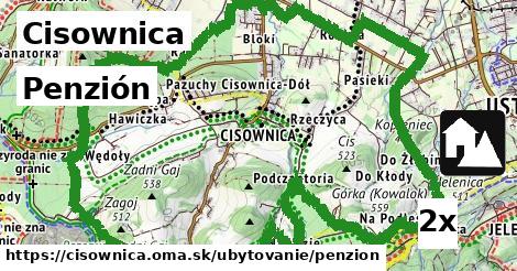Penzión, Cisownica