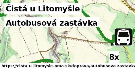 Autobusová zastávka, Čistá u Litomyšle