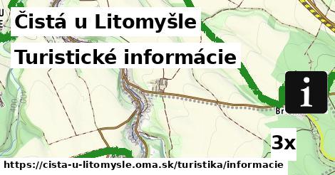 Turistické informácie, Čistá u Litomyšle