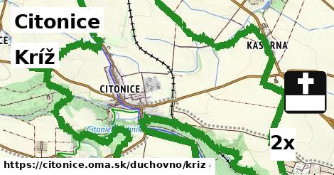 Kríž, Citonice