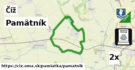 Pamätník, Číž