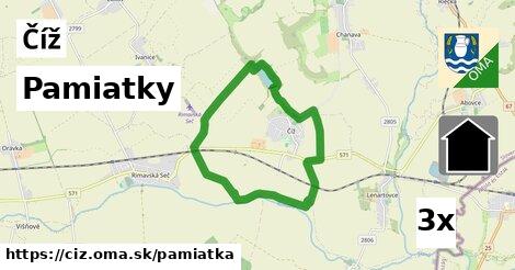 pamiatky v Číž