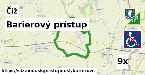 barierový prístup v Číž