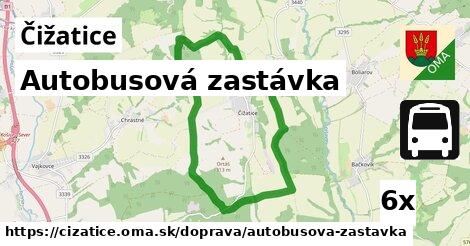 Autobusová zastávka, Čižatice