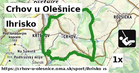 ihrisko v Crhov u Olešnice